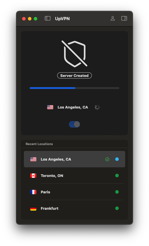 Dallas VPN on macOS